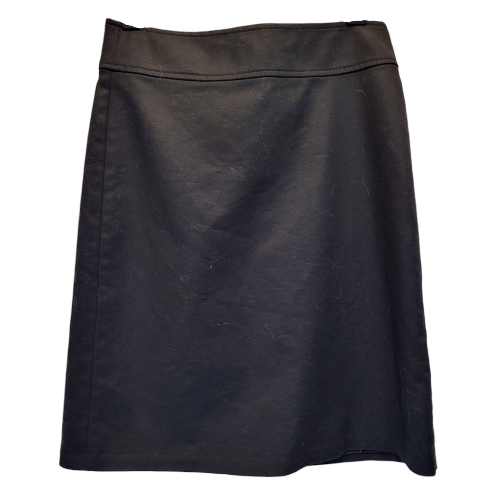 Banana Republic Black Stretch Knee-Length A-Line Skirt - Size 4
